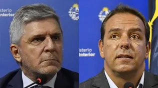 Alejandro Balbi e Ignacio Ruglio, presidentes de Nacional y Peñarol, respectivamente