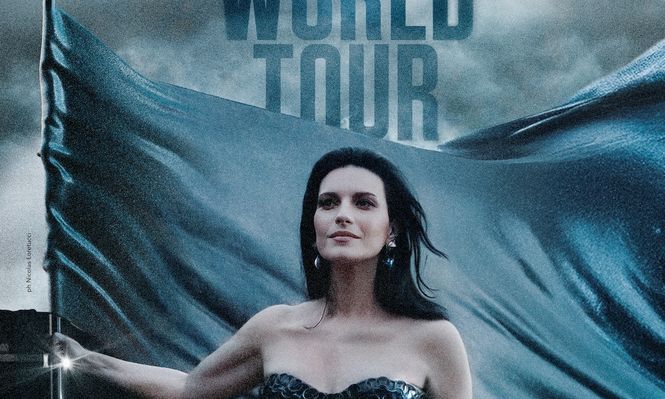 La artista italiana Laura Pausini.&nbsp;