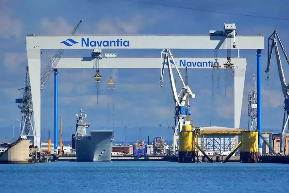 Navantia, empresa española líder en la fabricación de armamentos de defensa.&nbsp;