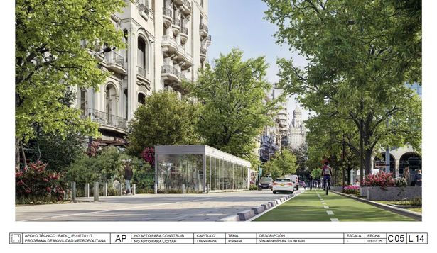 La "oportunidad única" de "reconversión profunda" de 18 de Julio que queda por el camino al descartar el túnel, según los arquitectos detrás del proyecto del gobierno