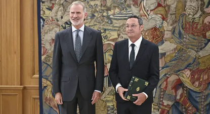 Felipe VI y Álvaro García Ortíz