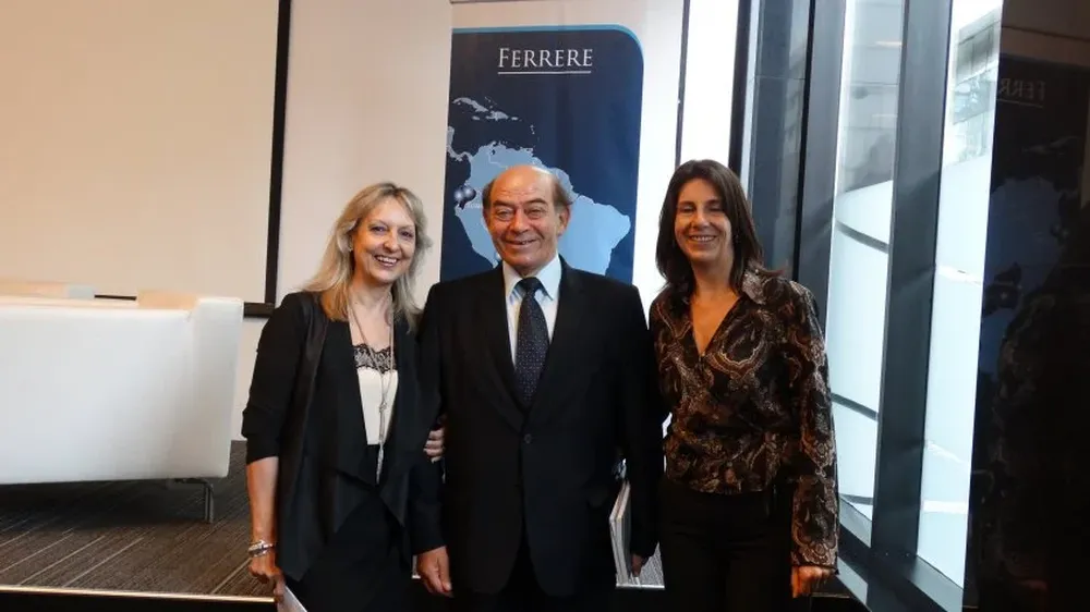 Cristina Vázquez, León Lev y Cristina Vignone