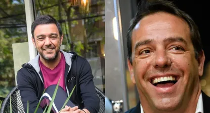 Alvaro Recoba e Ignacio Ruglio