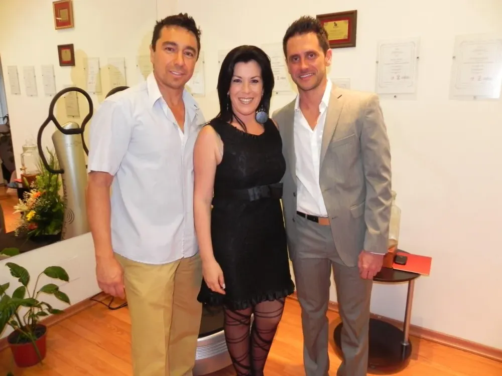 Alvaro Padin, Lourdes Rapalín y Alejandro Pined