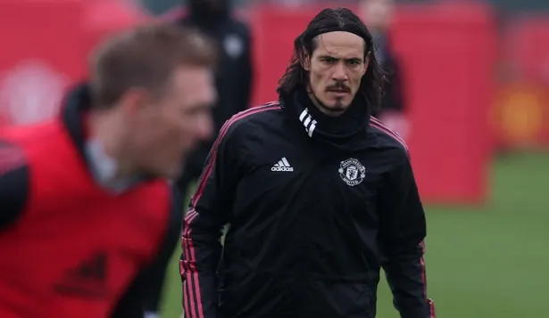 Edinson Cavani en Manchester United, entrenamiento y mates con India