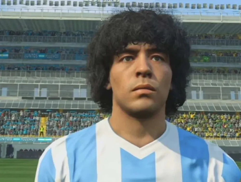 Maradona en el PES 2017