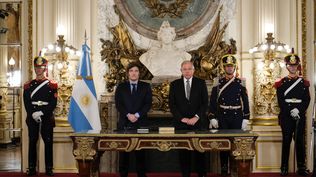 Javier Milei le tomó juramento a Gerardo Werthein como nuevo canciller