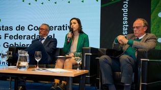 Sofía expuso las Propuestas de CAF vinculadas al tema juventud rural ante los candidatos a presidente de la República.