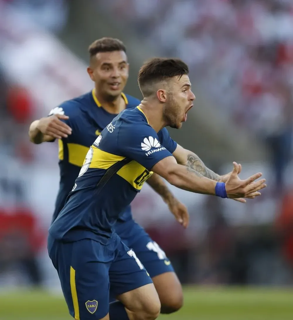 Nandez festejó en el Monumental