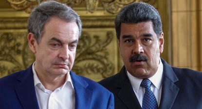 José Luis Rodríguez Zapatero y Nicolás Maduro