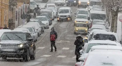 Nevadas en Segovia y otras localidades.