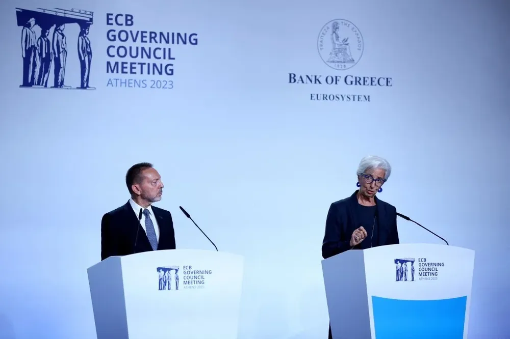 El BCE está muy atento al riesgo económico que plantean las guerras en Ucrania y Medio Oriente, indicó Christine Lagarde