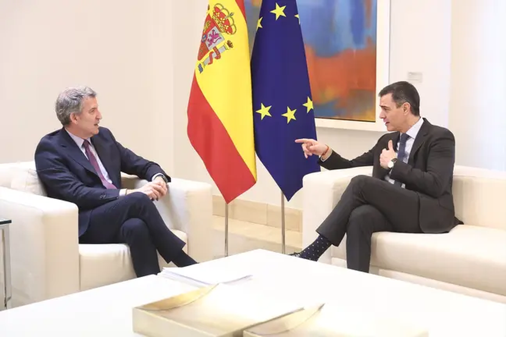Pedro Sánchez y Alberto Núñez Feijóo