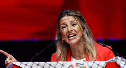 La vicepresidenta Yolanda Díaz