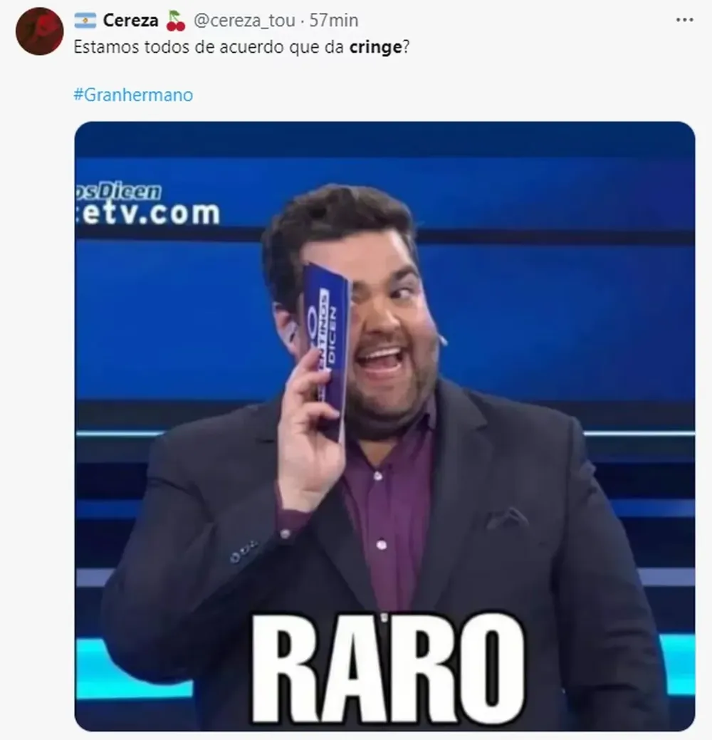 Memes de la entrada de Daniela y Thiago a GH