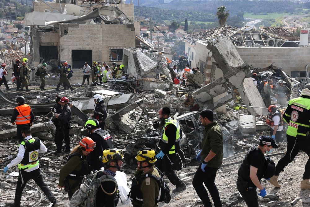 Ataque iraní en Bet Shemesh, Israel