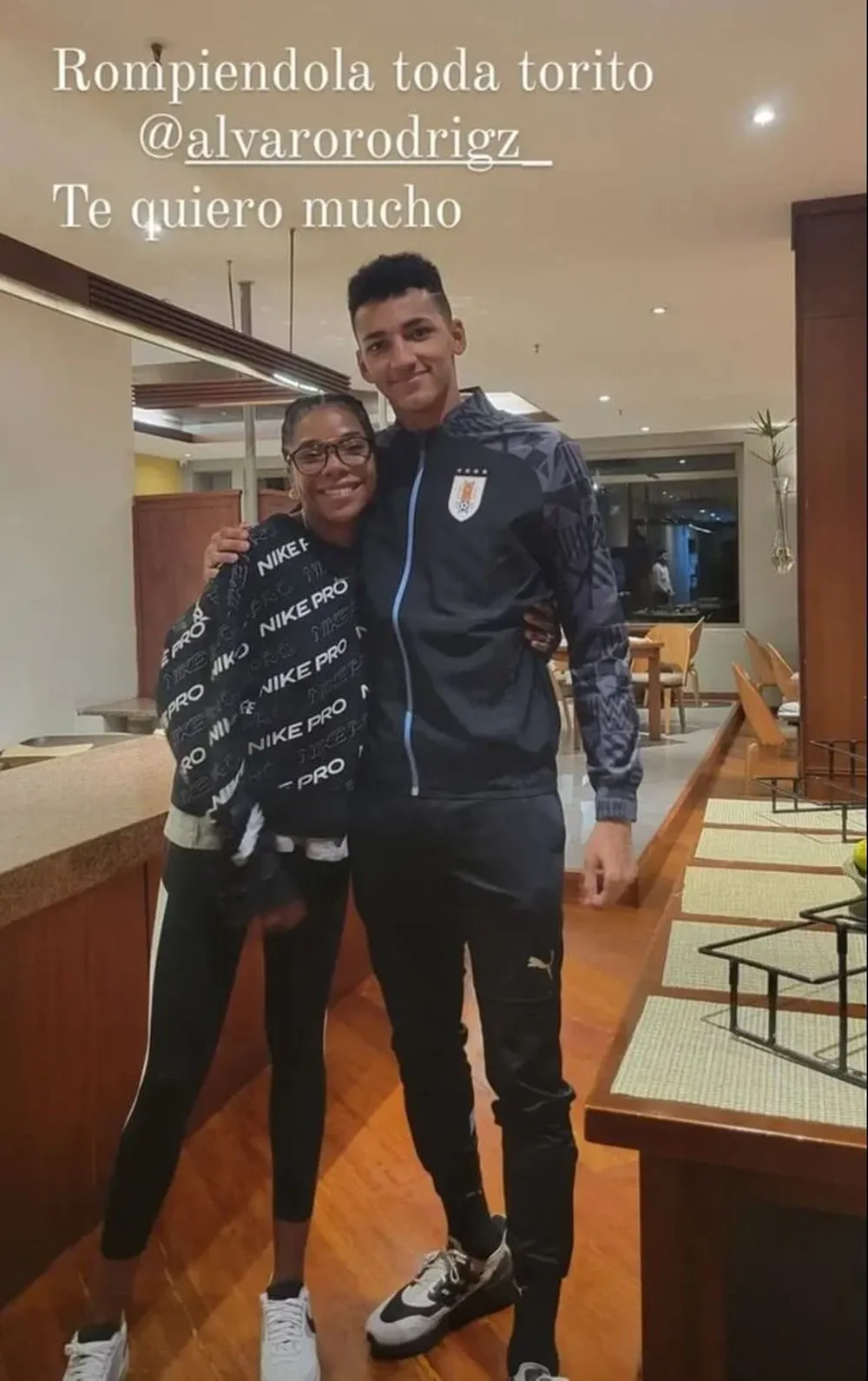 La foto de Déborah Rodríguez y Álvaro Rodríguez