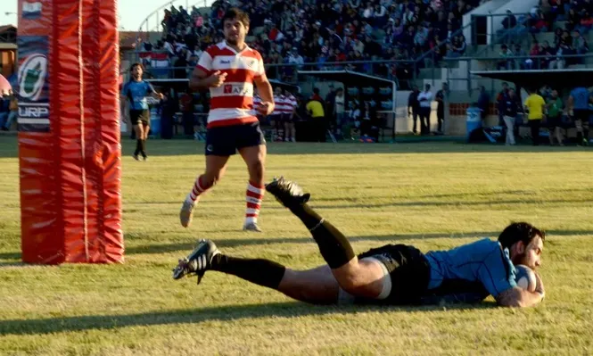Gonzalo Campomar cuando jugaba al rugby