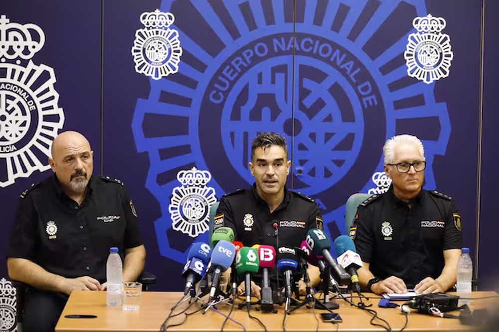 La Policía Nacional de Baleares informa sobre Agostina Rubini en una rueda de prensa