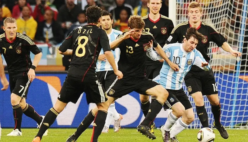Alemania-Argentina en Sudáfrica 2010
