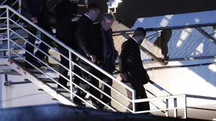 Lula llegando a Curitiba para entregarse