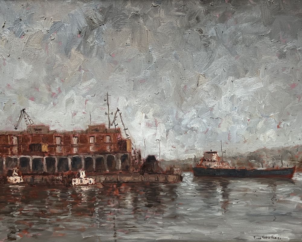 Juan Pedro Paz. Óleo sobre tela.
