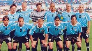 La selección uruguaya en Nigeria 1999