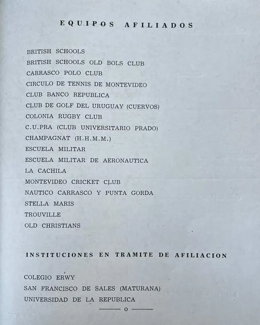 Recuerdos del partido entre Los Al Blacks y Los Teros en 1976