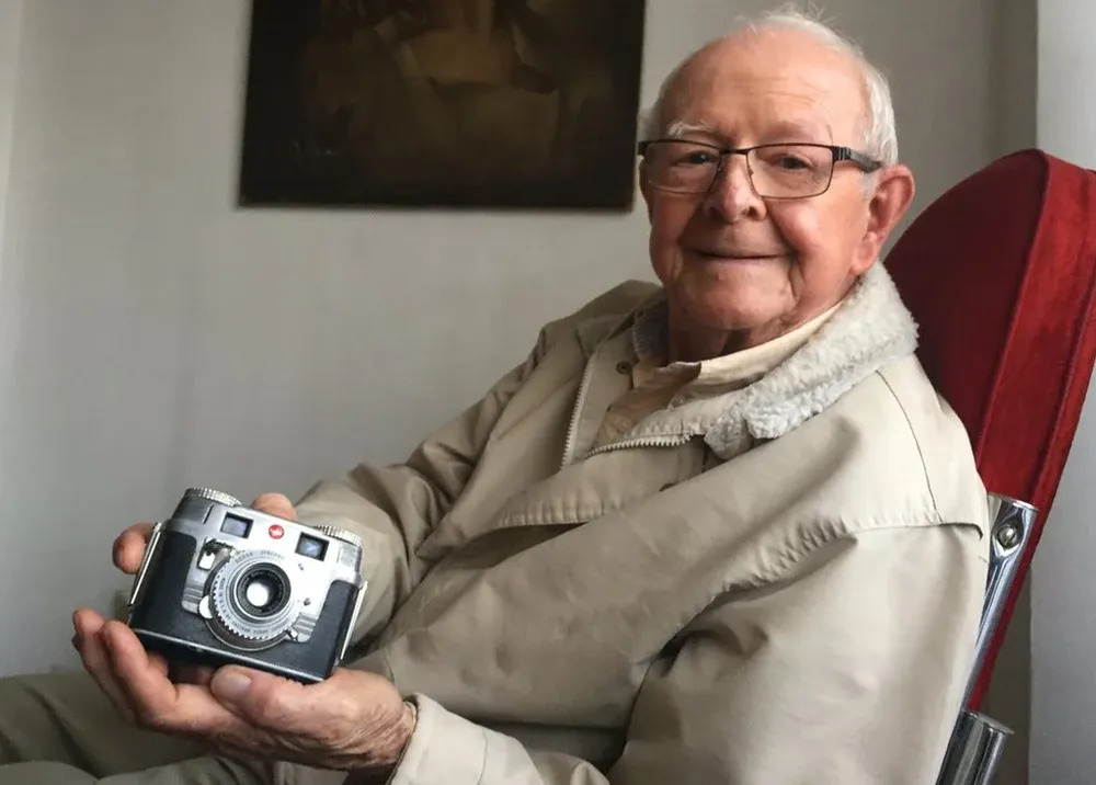 Díaz conserva la cámara de fotos como uno de sus mayores tesoros.