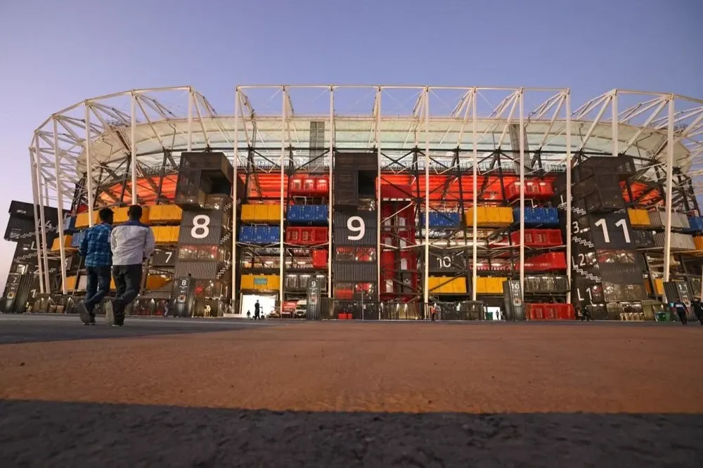El estadio desmontable de Qatar