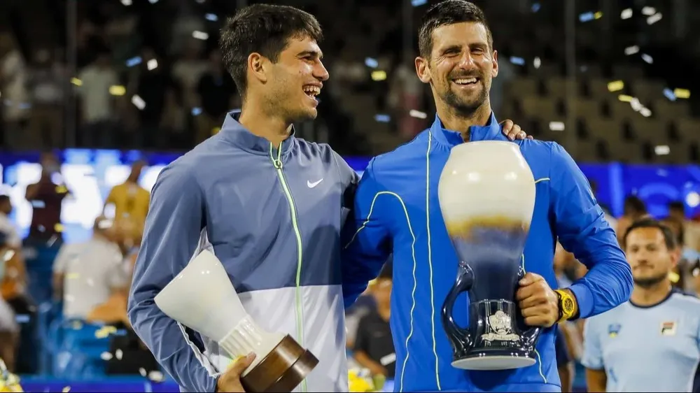DAZN transmitirá el primer Alcaraz-Djokovic.