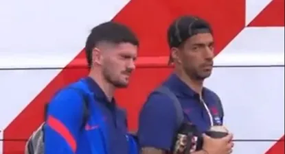 Rodrigo de Paul y Luis Suárez