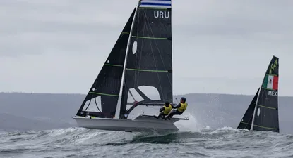 Umpierre y Diz en acción