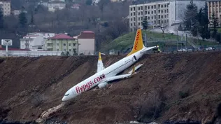 Por poco el avión no cayó al agua