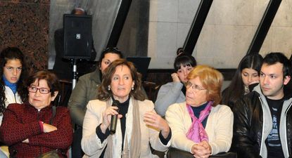 Archivo. María Elena Laurnaga en la campaña de 2014.&nbsp;