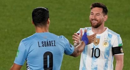 Las fotos que compartió Luis Suárez en la despedida de Lionel Messi de la selección argentina