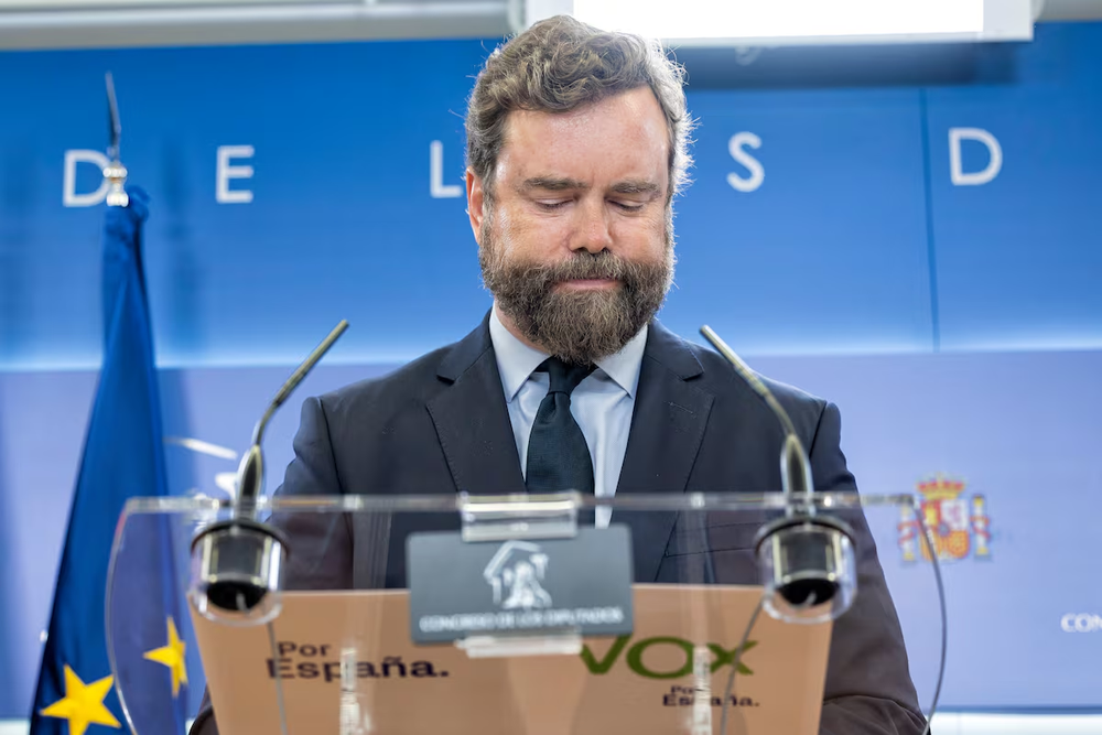 El exportavoz parlamentario de Vox, Iván Espinosa de los Monteros