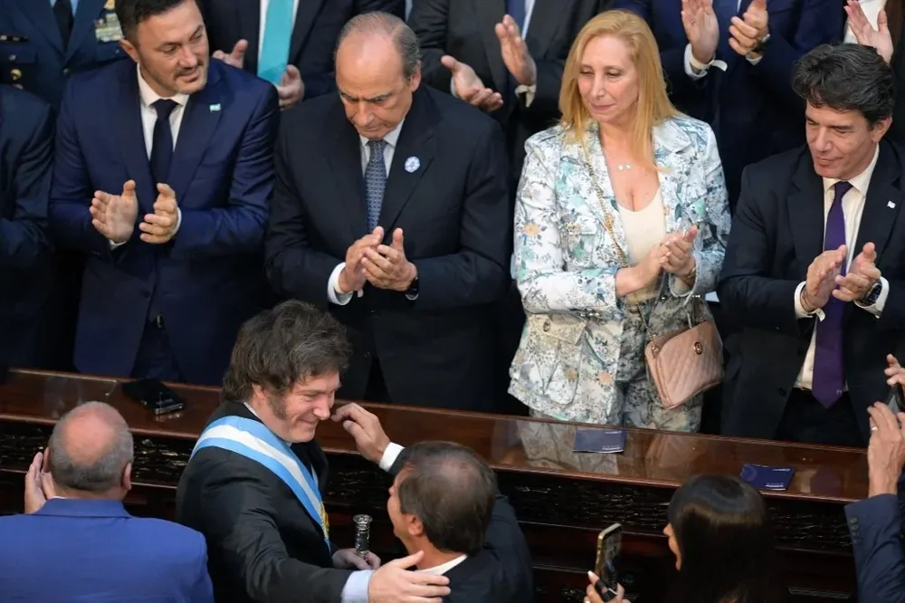 El presidente Milei en el Congreso