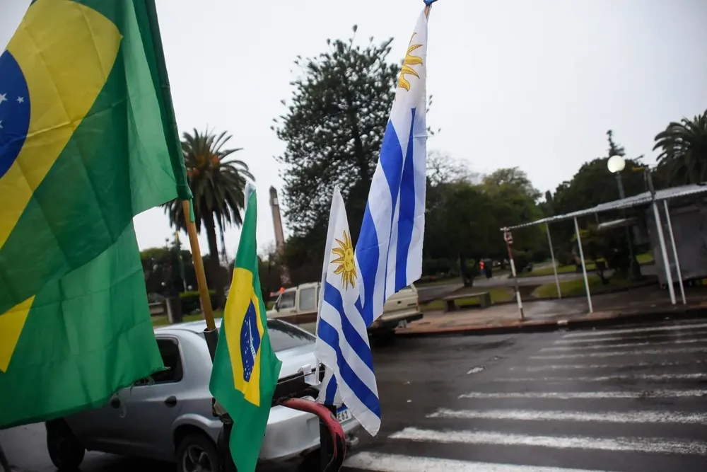 La frontera entre Rivera y Santana do Livramento