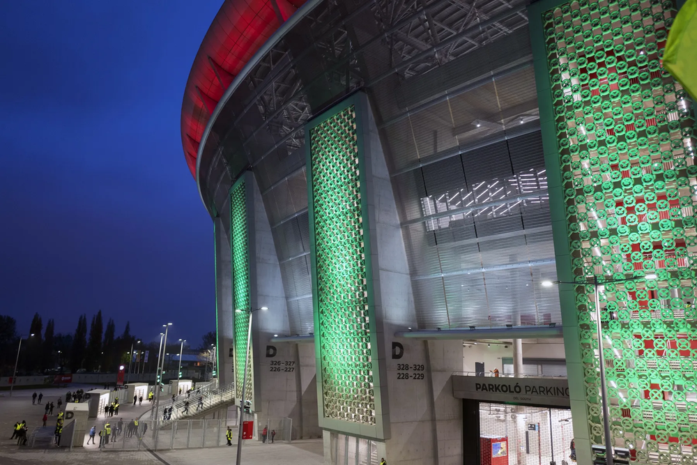El Puskás Aréna de Budapest, sede de la final de la Champions League de este año, inaugurado en 2019 con un costo de remodelación de u$s 620 millones.