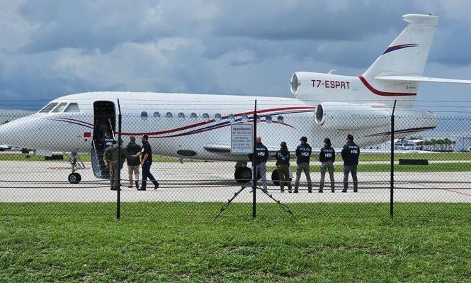 El avión incautado es modelo Dassault Falcon 900EX.