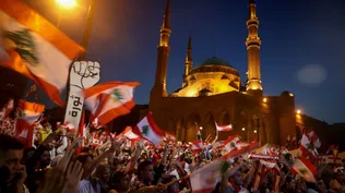 Los libaneses salieron a las calles de Beirut a protestar el 17 de noviembre