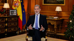 Felipe VI, en su discurso de Navidad de 2023.