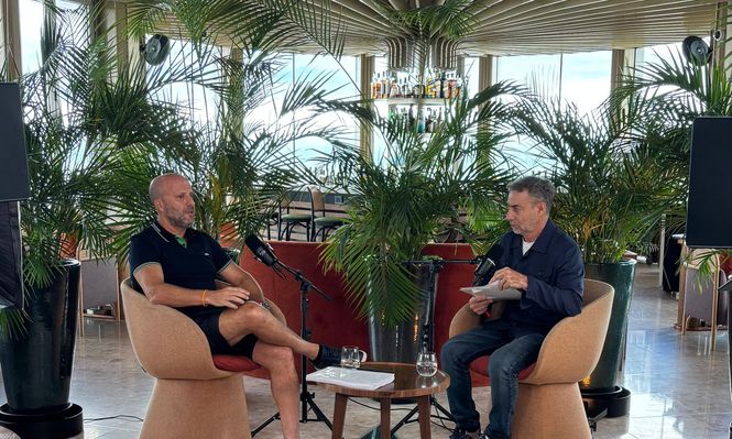 Mariano Borinsky junto a Luis Majul.