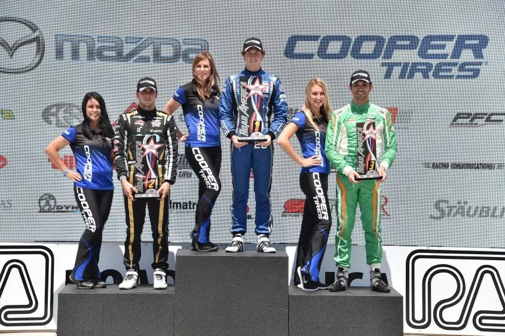 Santiago Urrutia en un nuevo podio en IndyLights