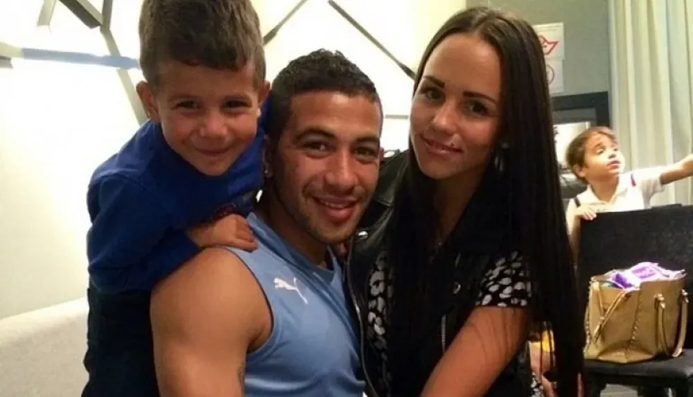 Walter Gargano y su familia