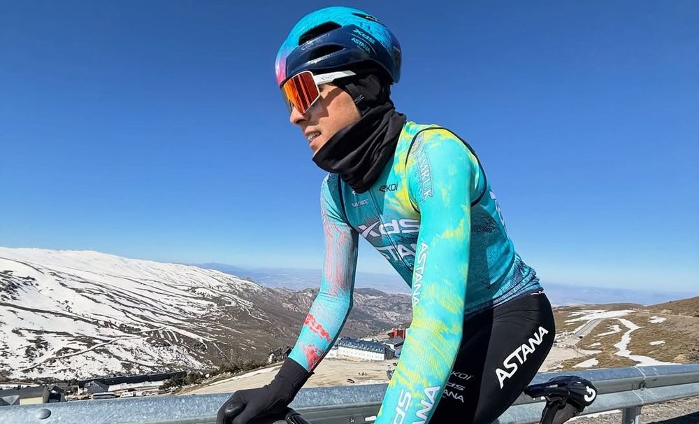Thomas Silva en uno de sus entrenamientos en Sierra Nevada