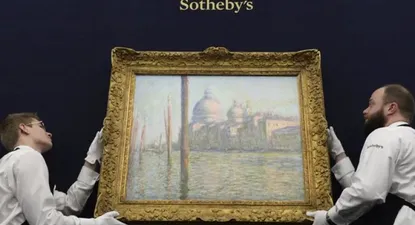 La obra Le Gran Canal, del pintor Claude Monet