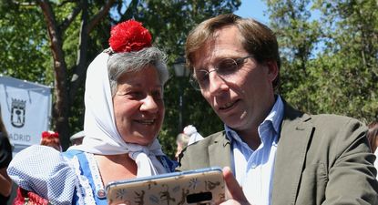 El alcalde de Madrid, José Luis Martínez Almeida en la celebración de San Isidro.