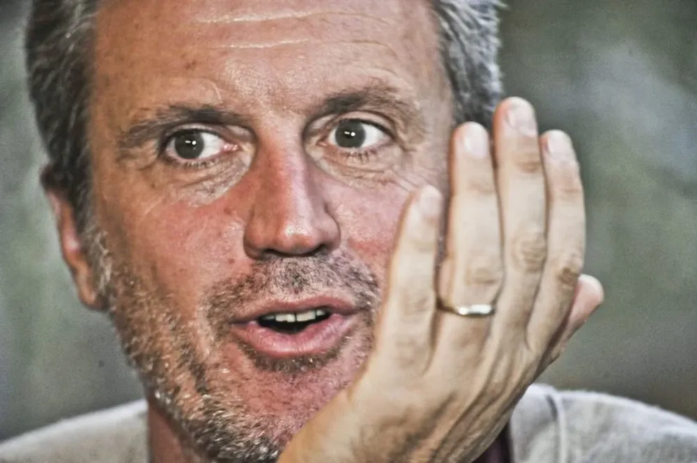 El escritor italiano Antonio Manzini